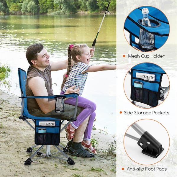 Costway 360° Swivel Hunting Chair with Mesh Cup Holder and Costway 360° Swivel Hunting Chair with Mesh Cup Holder and