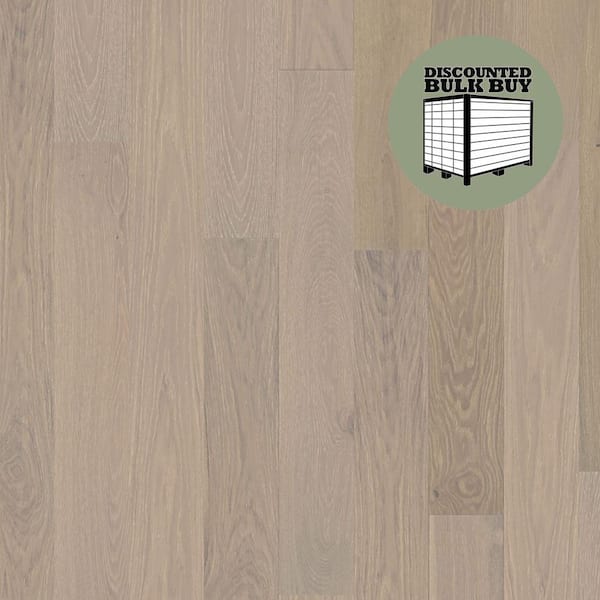 ASPEN FLOORING Imperial White Oak 3/8 in. T x 7.5 in. W Tongue and Groove Wire Brushed Engineered Hardwood Flooring (1718 sqft/pallet)