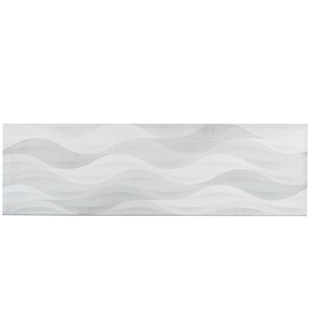 Ripple Gray 6 in. x 6 in. Matte Ceramic Wall and Floor Deco Sample Tile (0.25 sq. ft./Piece) price history on PriceWatchPro