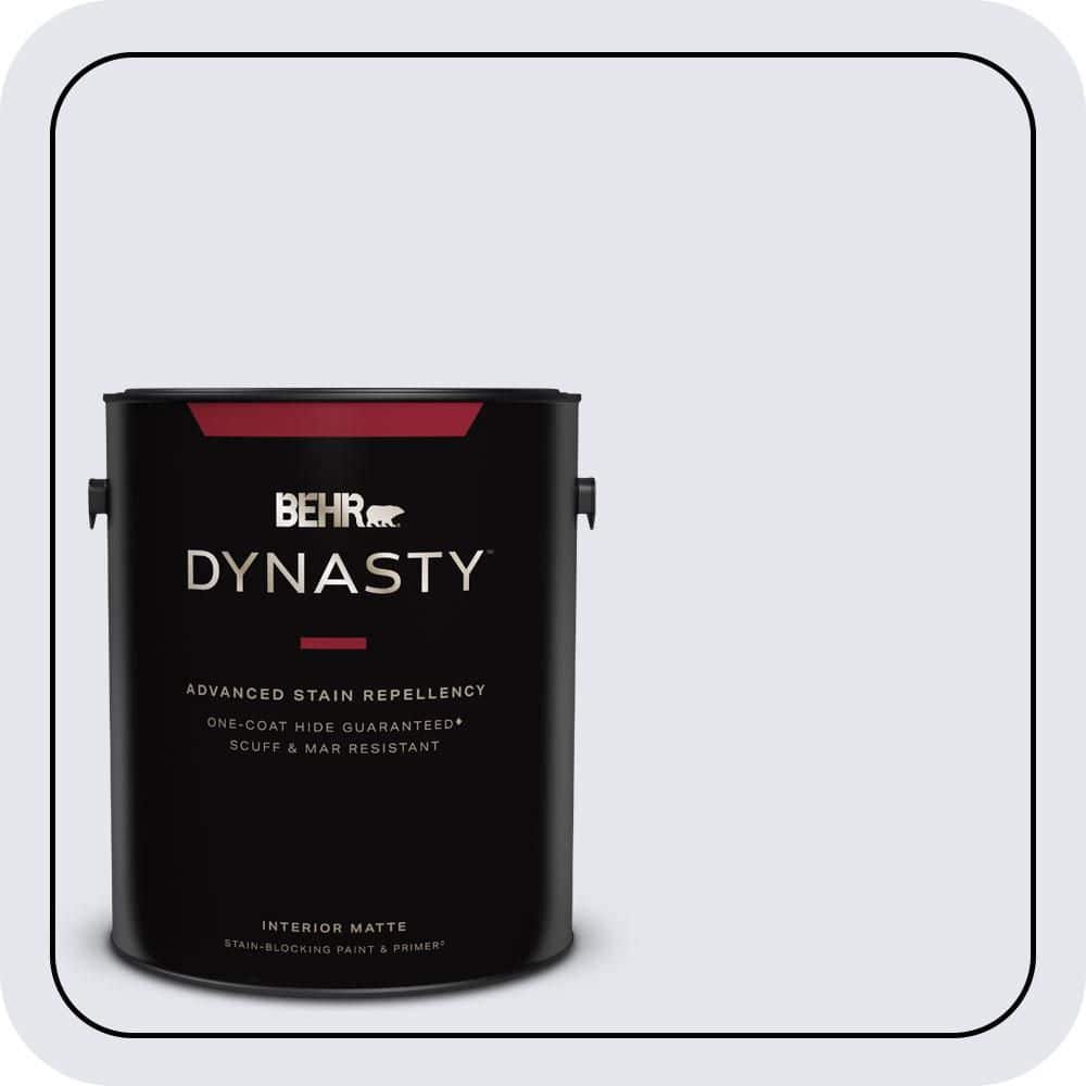 1 gal. #630E-1 Dreamy Cloud Matte Interior Stain-Blocking Paint & Primer