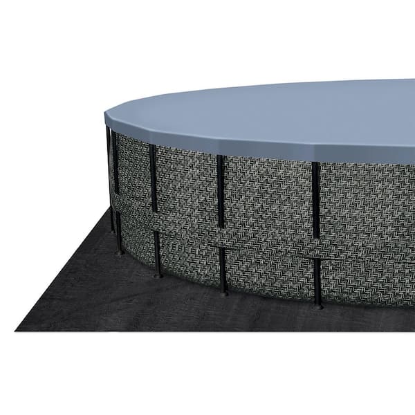 Funsicle 24 ft. Round 52 in. Deep Metal Frame Above Ground Pool