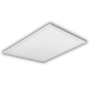 2 ft. x 2 ft 64-Watt Equivalent White Edge-Lit Flat Panel Integrated LED Drop Ceiling Troffer Daylight 5000K 81965