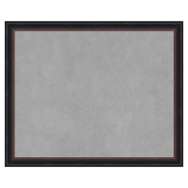Amanti Art Salon Scoop Red Black 22 in. x 18 in Framed Magnetic Board