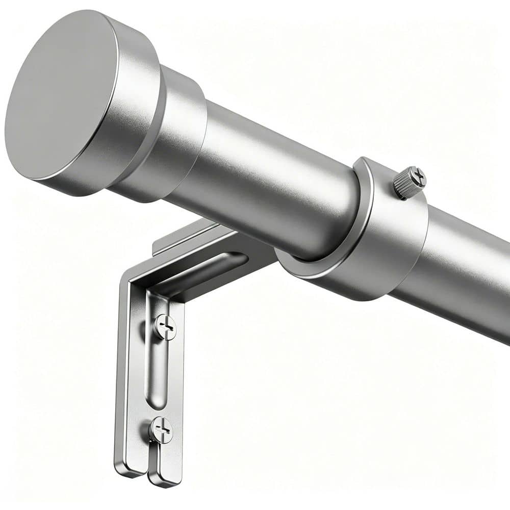 ZESTLIBI 32 in. - 144 in. Silver Heavy Duty Adjustable 1 in. Single ...