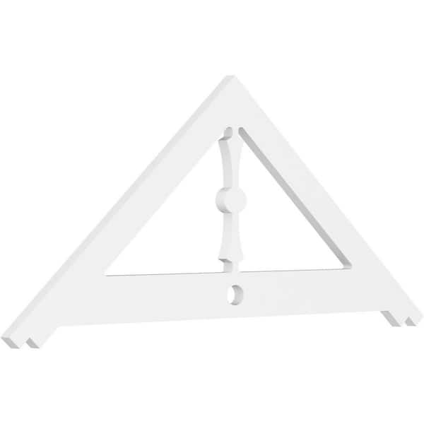 Ekena Millwork Artisan 1 in. D x 20 in. W x 48 in. L Signature Urethane Gable Pediment