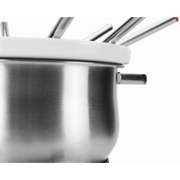 Vevor 3 qt. Stainless Steel Fondue Set