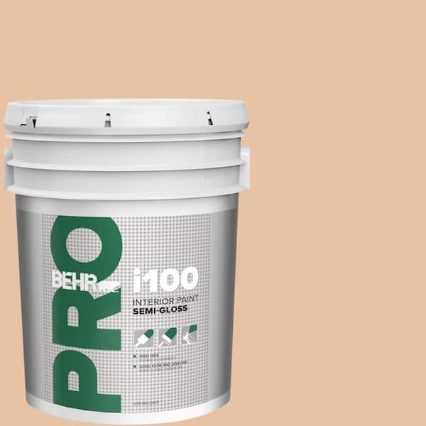 BEHR PRO 5 gal. #260E-3 Pueblo Sand Semi-Gloss Interior Paint