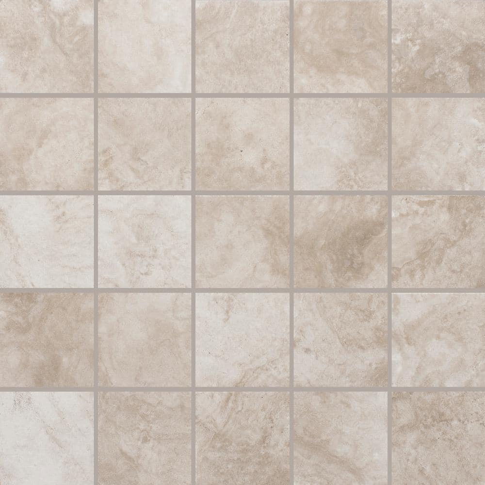 Florida Tile Home Collection Oasis Beige 12 in. x 12 in. Square Matte ...