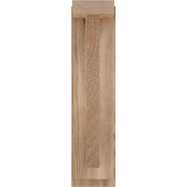 Ekena Millwork 2-1/2 in. x 10-3/4 in. x 10-1/4 in. Red Oak