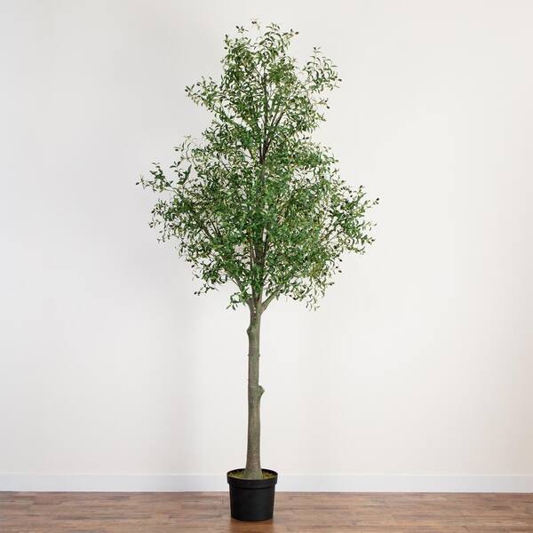Nearly Natural 12 ft. Giant Artificial Olive Tree T4848 - The Home