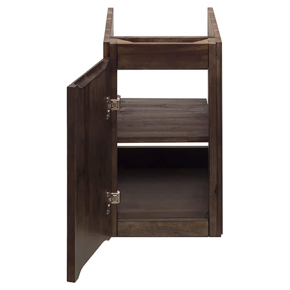 Formosa 47" Brown Acacia Wall-Mounted Single Vanity Base