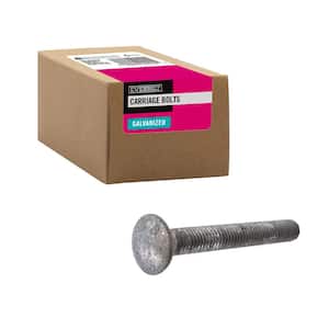 3/8 in.-16 x 2-1/2 in. Galvanized Carriage Bolt (25-Pack)