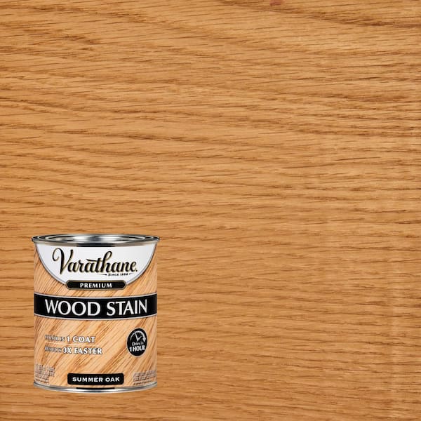 1 qt. Summer Oak Premium Fast Dry Interior Wood Stain (2-Pack)