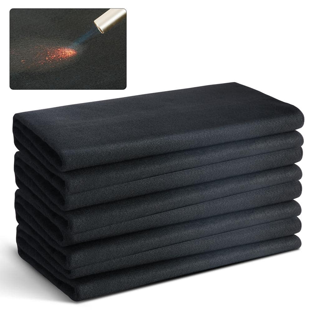 Carbon Felt Welding Blanket 4-Pack 37 in. x 36 in. Flame Retardant Welding Blanket, Up To 1800° F Heat Resistant Blanket price history on PriceWatchPro