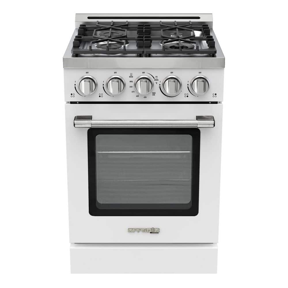 Off-Grid 24 in. 4-Burner Waist High Broiler Propane Range in White price history on PriceWatchPro