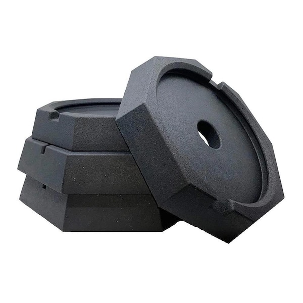 SNAPPAD 10 in. and 11.5 in. 10 Bus Leveling Jack Pads (4-Pack)