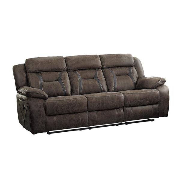 Lazzara Driscoll 84.5 in. W. Pillow Top Arm Microfiber Rectangle 3