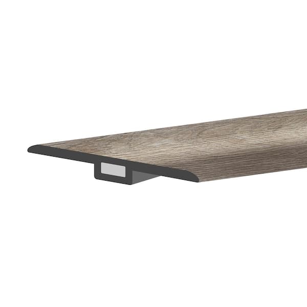Lucida Surfaces TruCore Stormcloud 1-3/4 in. W x 47-1/4 in. L x 0.27 in. T Vinyl T-Molding