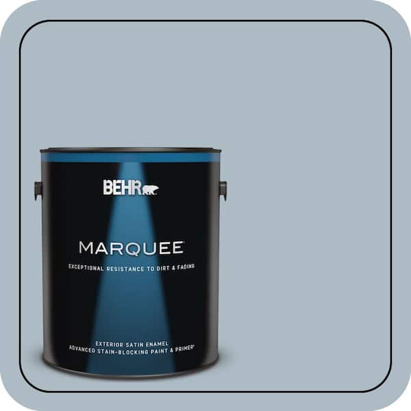 BEHR MARQUEE 1 gal. #PPU14-12 Hazy Skies Satin Enamel Exterior Paint & Primer