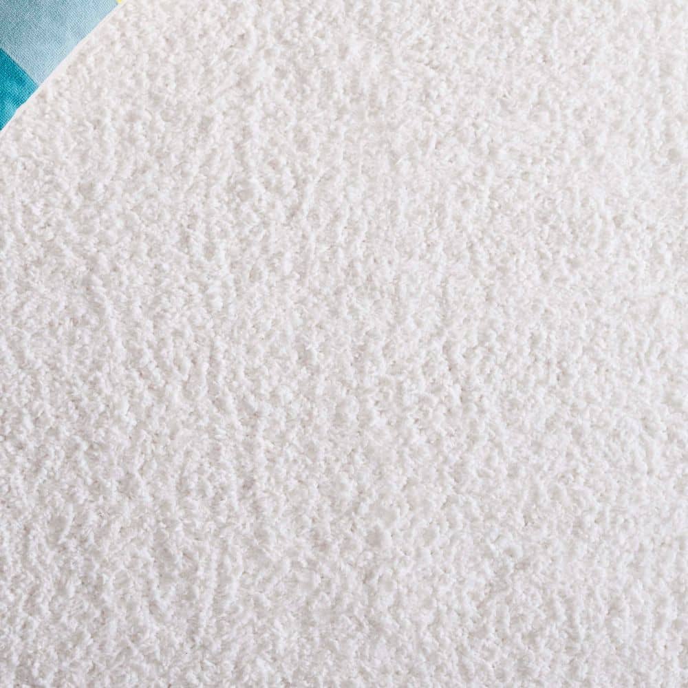 Rumi Shag 9 ft. x 12 ft. Ivory Modern Solid Area Rug - thumbnail 6