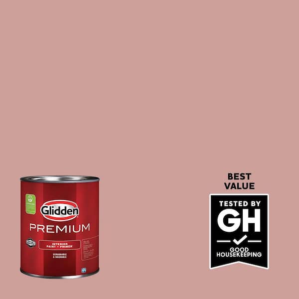 Glidden Premium 1 qt. PPG1056-4 Raffia Cream Flat Interior Latex