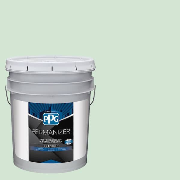 PERMANIZER 5 gal. PPG1131-2 Herbal Mist Satin Exterior Paint
