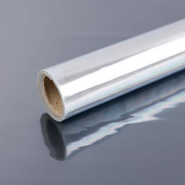 15.7 * 197 in. Clear Contact Paper Roll x1, PVC Transparent Self-Adhesive Protector for Dinner Table, Office Desk Cover