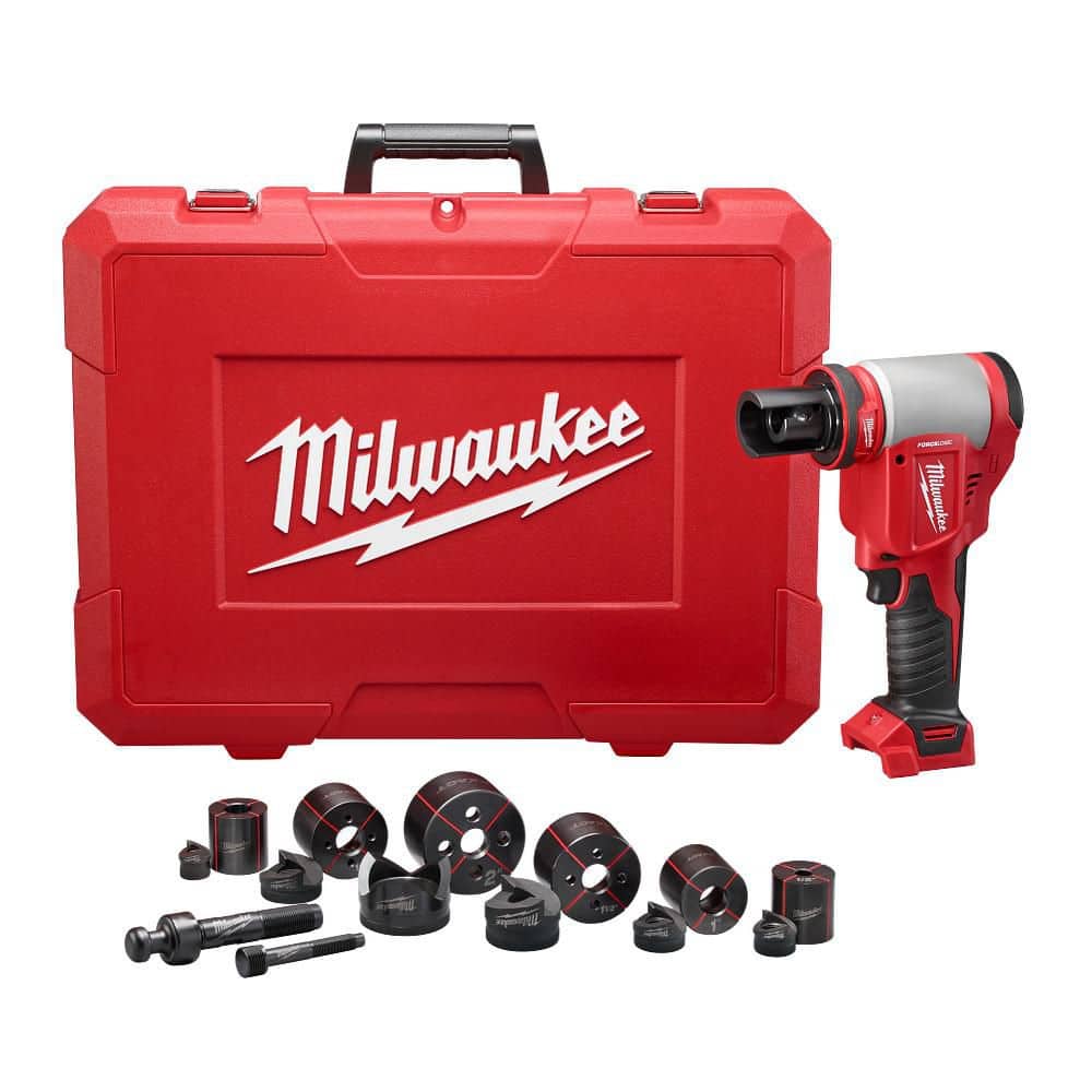 M18 18V Lithium-Ion Cordless FORCE LOGIC 1/2 in.-2 in. 10 Ton Knockout Tool price history on PriceWatchPro