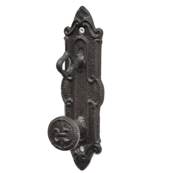 Generic unbranded 6.5 in. H x 2 in. W Iron Brown Door Knob Hook