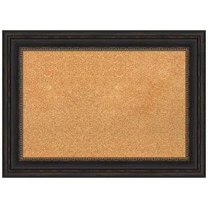 Accent Bronze 29.00 in. x 21.00 in. Framed Corkboard Memo Board