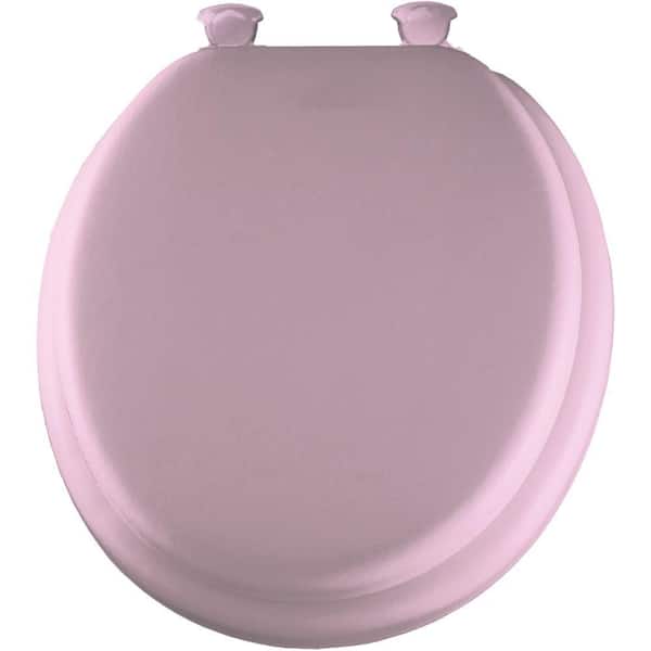 Mayfair Soft Round Closed Front Toilet Seat in Pink