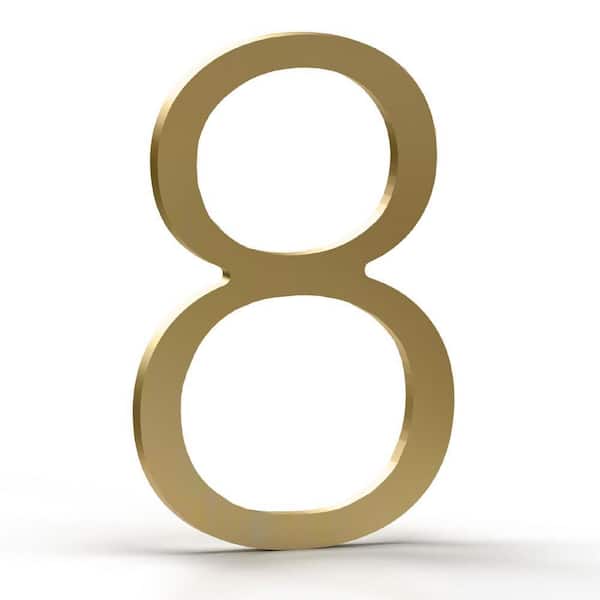 House Numbers for Outside - 5 in. Easy to Install Wall Mounted House Numbers for Address - Mounting Hardware Included