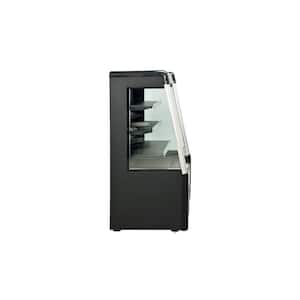27.8 in. 5.7 cu. ft. Commercial Open Refrigerator Display Showcase EF251 Black