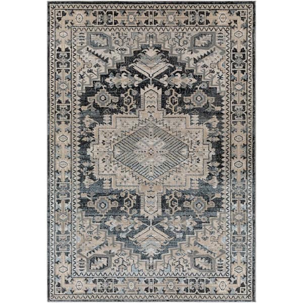 Artistic Weavers Vaughn Navy 8 ft. x 10 ft. Indoor Area Rug