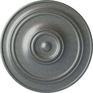 3-1/8 in. x 40-1/4 in. x 40-1/4 in. Polyurethane Small Classic Ceiling Medallion, Platinum