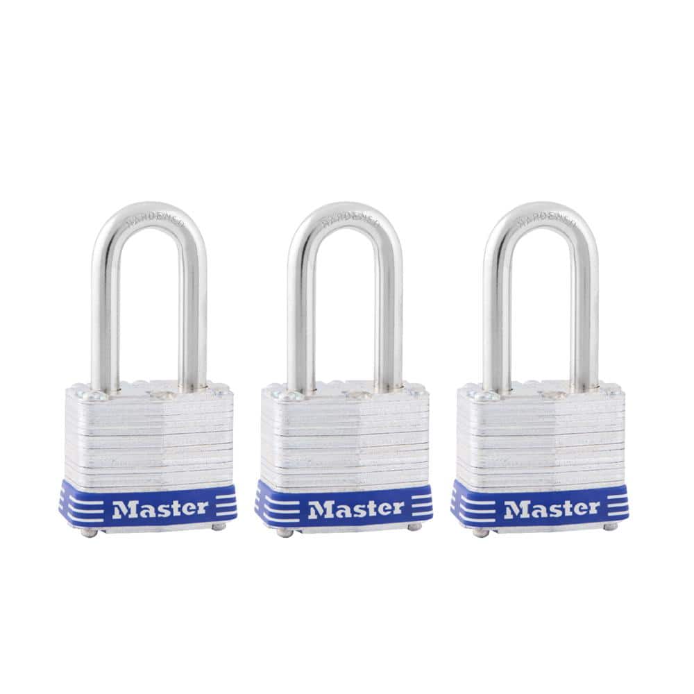 Master Lock Hardened Steel No. 140 Solid Brass Padlocks (Master