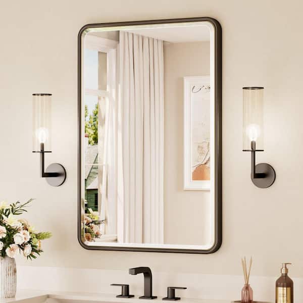 KeonJinn 24 in. W x H Beveled Edge Re...