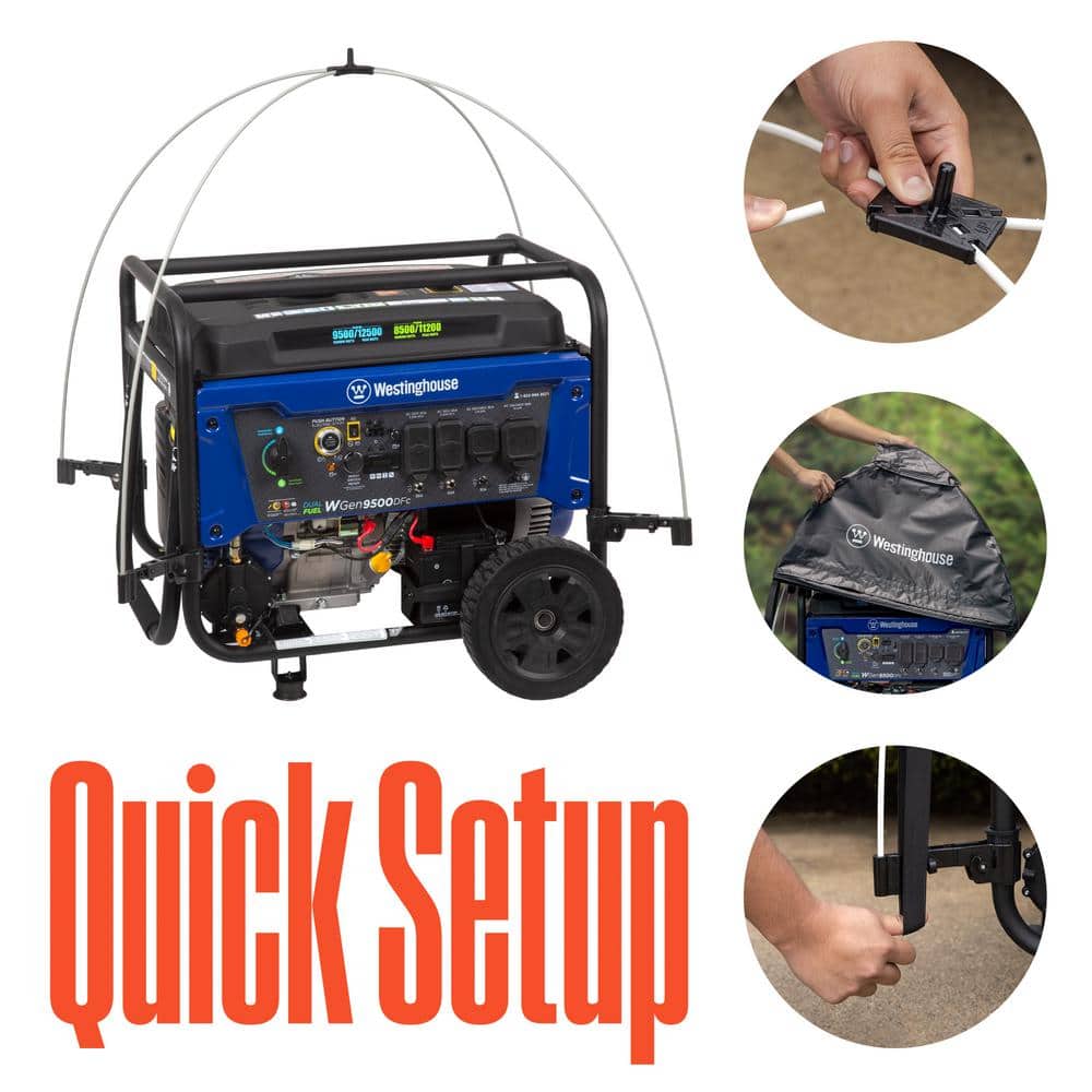Black Weather-Resistant Tent Cover for Open Frame Generators