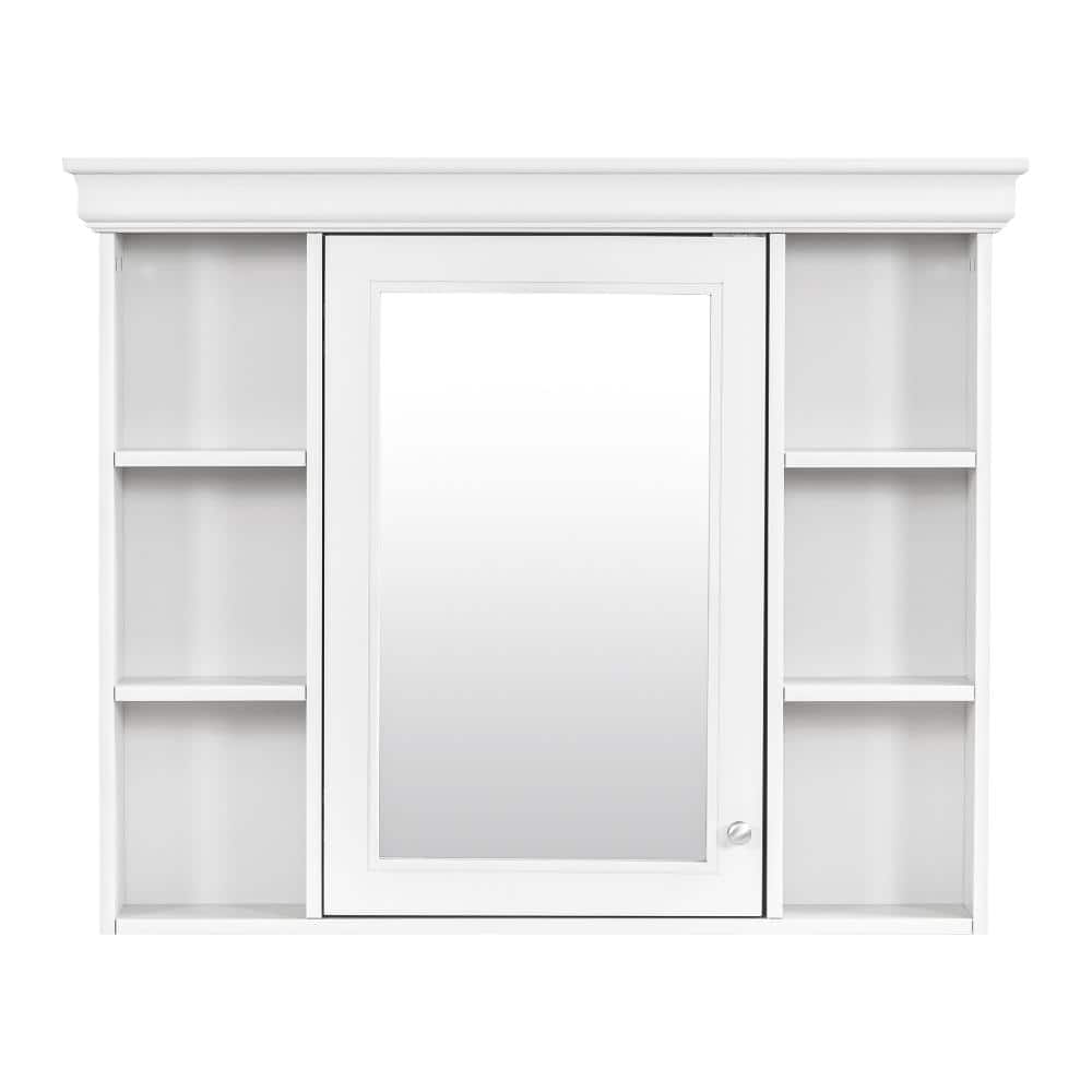 35.50 in. W x 28.74 in. H Rectangular MDF Medicine Cabinet with Mirror price history on PriceWatchPro