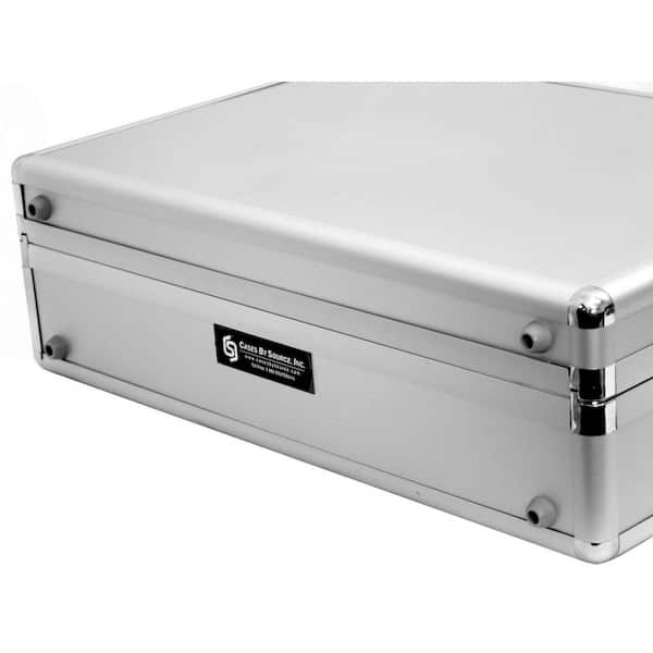 Cases By Source 15 in. Smooth Aluminum Tool Case with Foam in Silver  SV18135 - The Home Depot