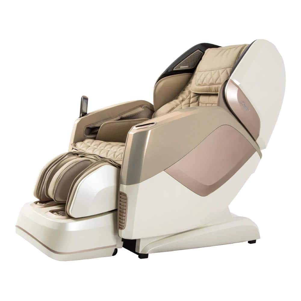 TITAN Osaki Maestro LE Series Tan Reclining 4D Massage Chair with Wireless Charger, Heated Back Roller, Touch Screen Remote -  MAESTROLETA