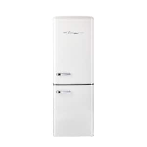 Whirlpool 24 In 12 7 Cu Ft Bottom Freezer Refrigerator In Fingerprint Resistant Stainless Counter Depth Wrb533czjz The Home Depot