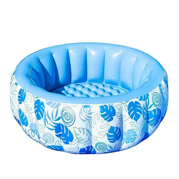 5.5 ft. Round Inflatable Swimming Pool with Drain Plug