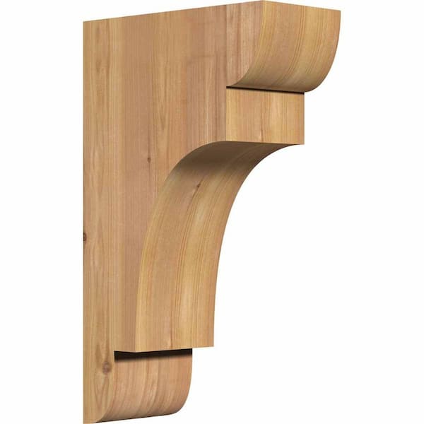 Ekena Millwork 5-1/2 in. x 12 in. x 20 in. Western Red Cedar New Brighton Smooth Corbel