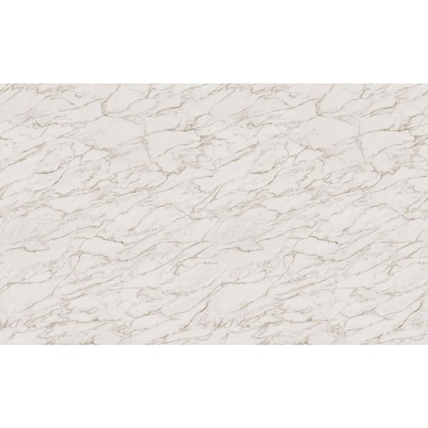 4 ft. x 8 ft. Laminate Sheet in Anzio Marble with Standard Fine Velvet Texture Finish