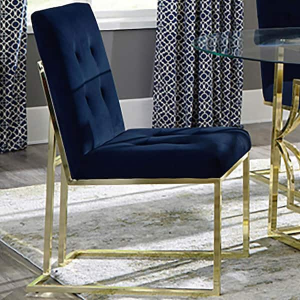 Ink blue dining discount chairs