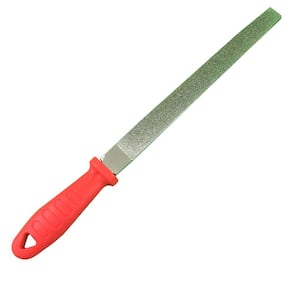 10 in. Diamond File for Granite, Marble, Porcelain, Ceramic and Stone Flat 46 Grit Coarse