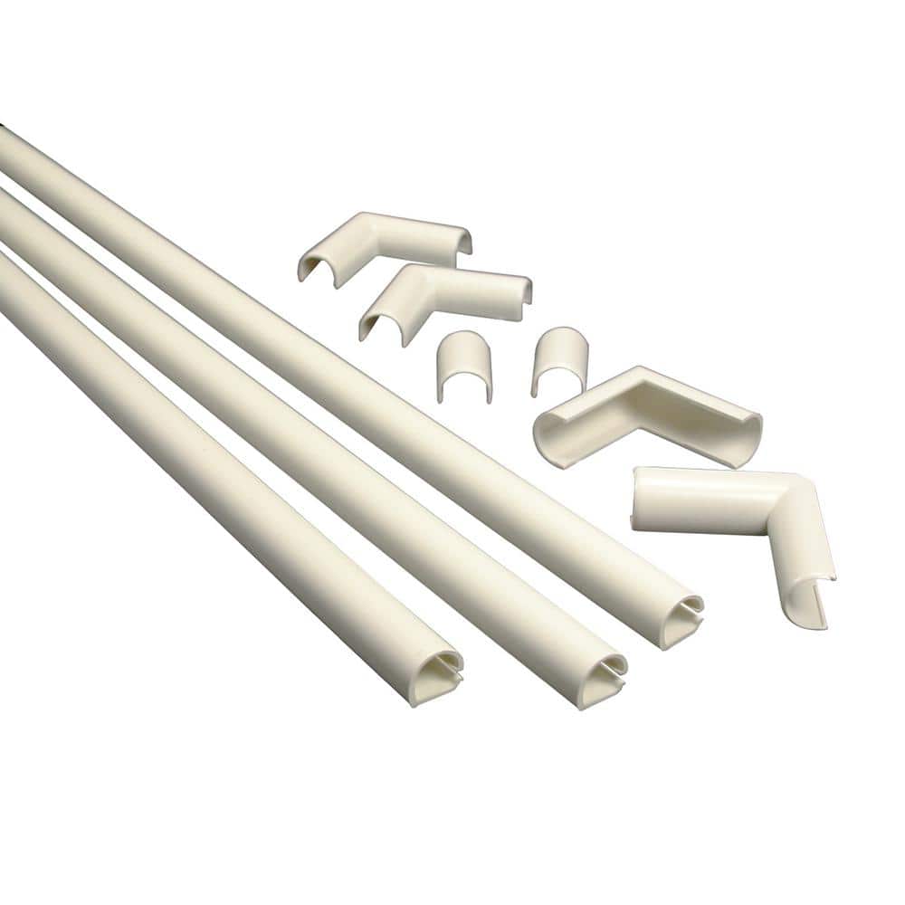 Wiremold CordMate Cord Cover 9 ft. Kit, Cord Hider for Home or Office, Holds 1 Cable, Ivory price history on PriceWatchPro