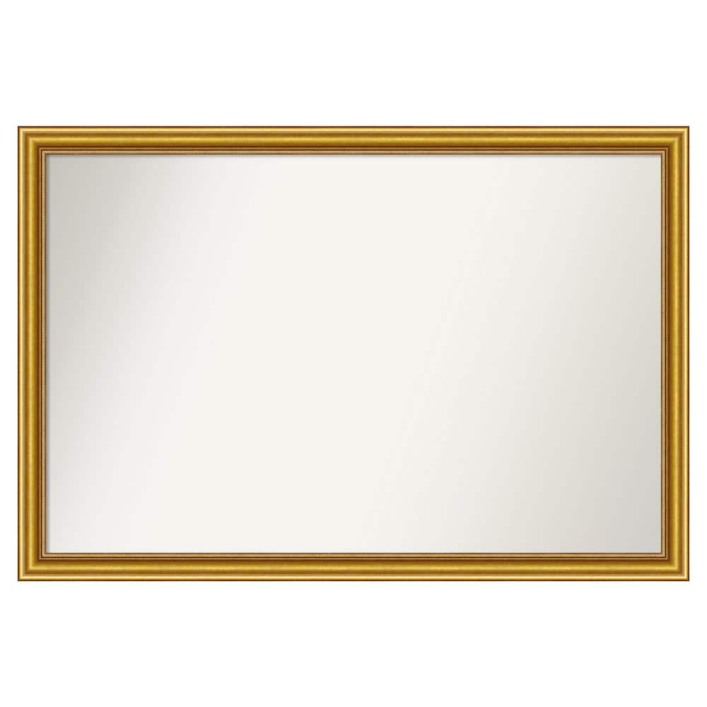 Townhouse Gold 49.75 in. x 33.75 in. Custom Non-Beveled Wood Framed Batthroom Vanity Wall Mirror price history on PriceWatchPro