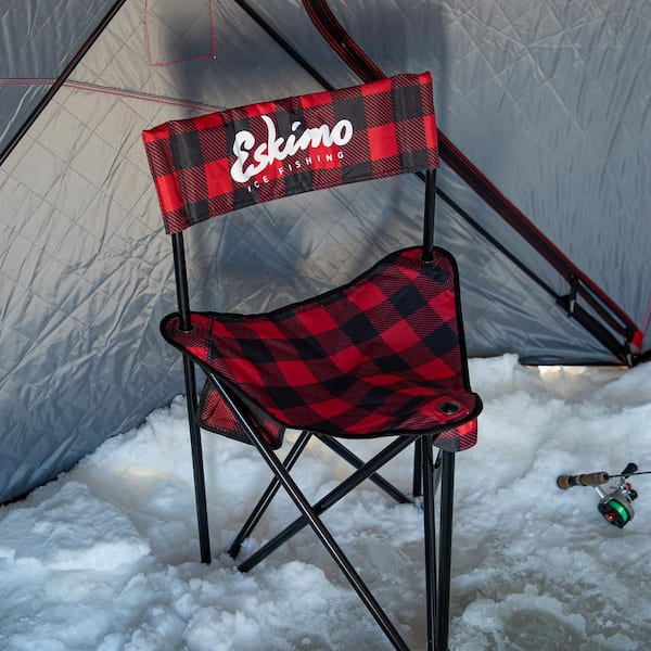 Eskimo Plaid Folding Ice Chair XL